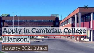 Cambrian College (Hanson): Jan 2021 | Brampton | Toronto | Ontario | Vancouver | BC | Apply Global