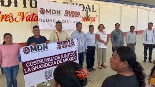 Toman protesta integrantes del Movimiento Democrático Nacional (SUMA) en Pinotepa Nacional Oaxaca