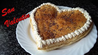 TARTA de 3 INGREDIENTES DIA DE SAN VALENTÍN! Super sencilla y con un resultado increíble