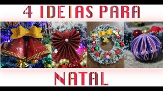 4 Ideias incríveis para seu Natal - Artesanato para o Natal