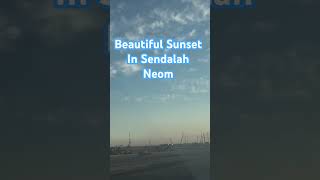 Beautiful Sunset in Sendalah #ytviral #neom #ytshorts