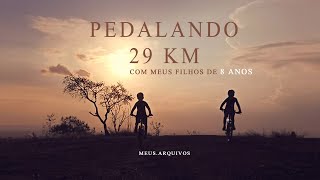 PEDALANDO 29KM com MEUS FILHOS DE 8 ANOS / Vlog 1