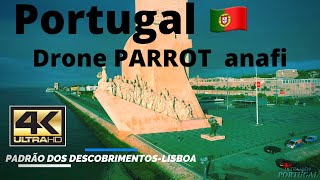 PADRÃO DOS DESCOBRIMENTOS LISBOA PORTUGAL UHD DRONE PARROT ANAFI 4K