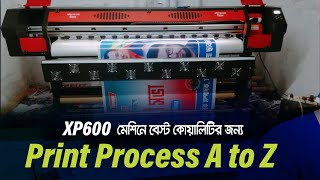 XP600 /i3200 head Banner Printing Process