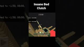 Insane BED Clutch In Minecraft