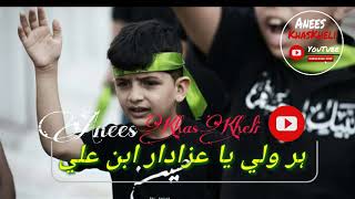 Anees KhasKheli || uploaded Noha Status ||