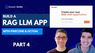 Building a RAG app |AWS Lambdas, Pinecone DBs, and OctoAI Endpoints Part 4