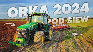 🇵🇱ORKA POD SIEW 2024! ☆ JOHN DEERE 8345R & KVERNELAND PB 100 ☆ AW ™