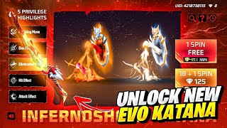 Infernoshock Katana Event Free Fire || Evo Katana Event || FfNew Event Today || Free Fire New Event