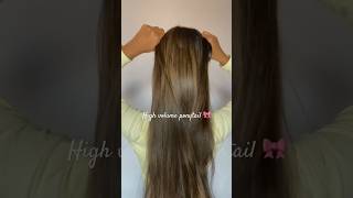 Try this high volume ponytail #highvolume #ponytail #hairstyletutorial #hairstyles #explore #shorts