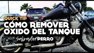 Como remover óxido del tanque de gasolina