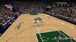 NBA 2K16 Surprised the rim didn't  Break