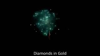 Evolution Fireworks - Diamonds in Gold