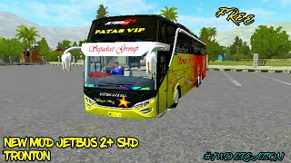 SHARE MOD JETBUS 2+ SHD TRONTON BY MD CREATION REBORN || BUSSID V3.2