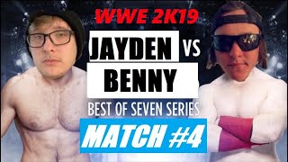 Benny Vs. Jayden: Best Of Seven Series - Match #4 - Submission Match (WWE 2K19)