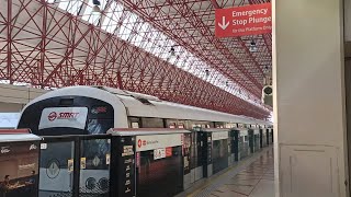 [NSL] New "SMRT Trains" Logo -- SMRT KNS C751B 335/336 departing Jurong East Platforms D/E