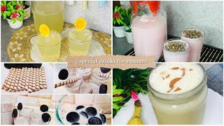 4 Special Drink for summer // Easy and quick drink // Everydayfood