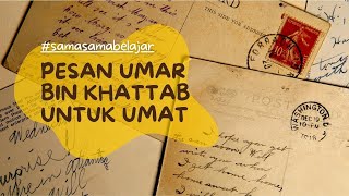 Pesan Umar bin Khattab kepada Umat Muslim #shorts