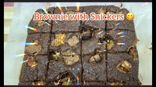 Angel’s Cooking: CHOOEEY CHOCOLATEY BROWNIES LOADED W/ SNICKERS CHOCOLATES |ORIGINAL BROWNIE RECIPE