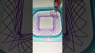 How many rotations did the pen make in total? ?? #Spirograph #satisfying #shorts