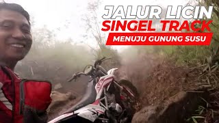 SUPER LICIN !! Jalur Menuju Gunung ini Terasa Extreme !! (ANDIKA VLOG #1)