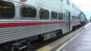 Caltrain at Burlingame 3/19/22