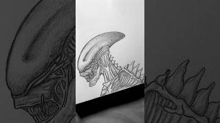 How to draw xenomroph #xenomorph #reels #youtubeshorts #art #viralvideo #viral #drawing #asmr