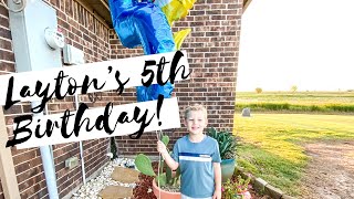 Layton turns 5| Baby Shark Birthday Party