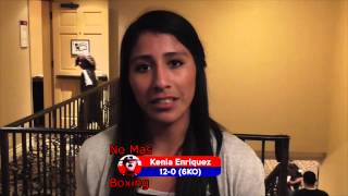 Kenia Enriquez talks WBO Female Flyweight title fight