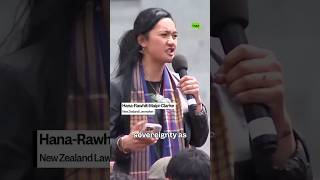 Hana-Rawhiti Maipi-ClarkeNew Zealand Lawmaker#politics #mediapower #2024#parliment