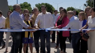 MARIANO I. LOZA, VALDÉS ENCABEZÓ LAS INAUGURACIONES DEL NUEVO POLIDEPORTIVO Y LA ILUMINACIÓN