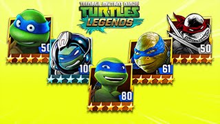 TMNT Legends Leonardo's Team (Space, Nik, Movie, Original, Classic)