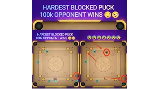 TARÜN Vs ¥Zahid√ 1v1 Match Hardest 🥵 Blocked puck 100k opponent wins😢 #Carrom disc pool# #Subscribe😃