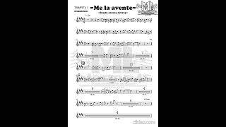 Me la avente banda corona del rey (partitura) #music #partitura #musica #partiturasonline